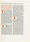 ASHENDENE PRESS.  The Boke off the Revelacion off Sanct Jhon the Devine Done into Englysshe by William Tyndale.  1901